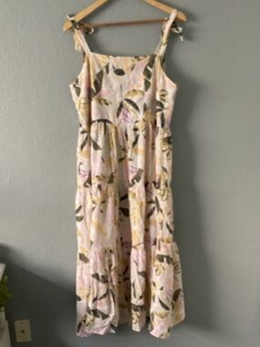 Billabong Floral Sleeveless Tiered Maxi Dress i